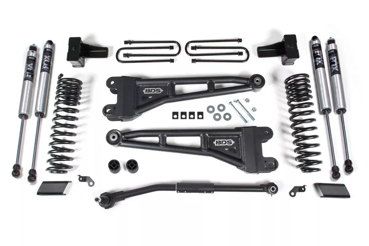 2.5" RADIUS ARM LIFT KIT W/ FOX 2.0 SHOCKS 17-19 S/DUTY 4WD DIESEL-BDS1543FS