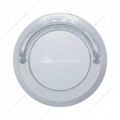 2'' Chrome Plastic Mirror Light Bezel With Visor