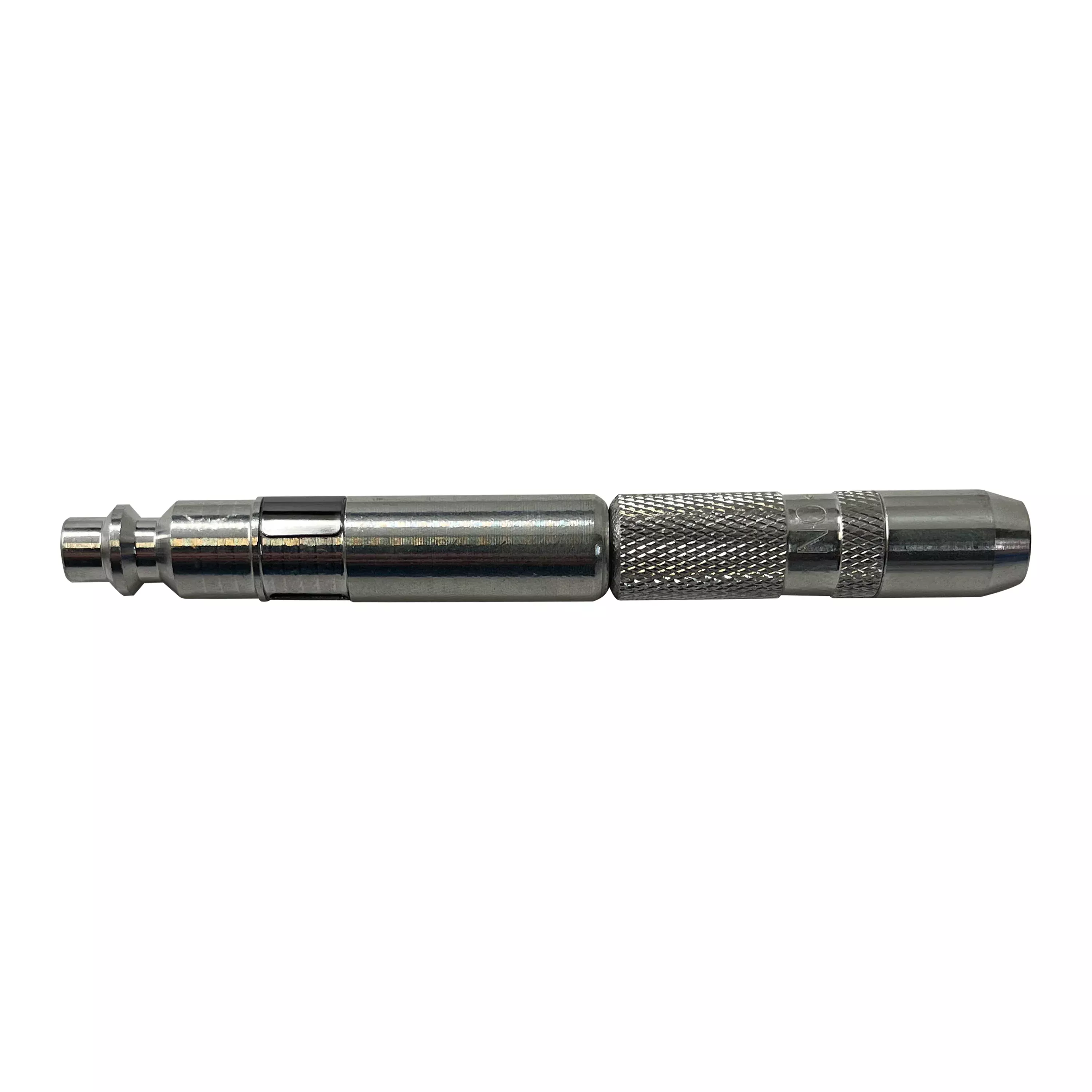 2-in-1 Pocket Air Blow Gun and Tire Chuck - Aluminum Body - 1/4" Industrial Coupler Compatible