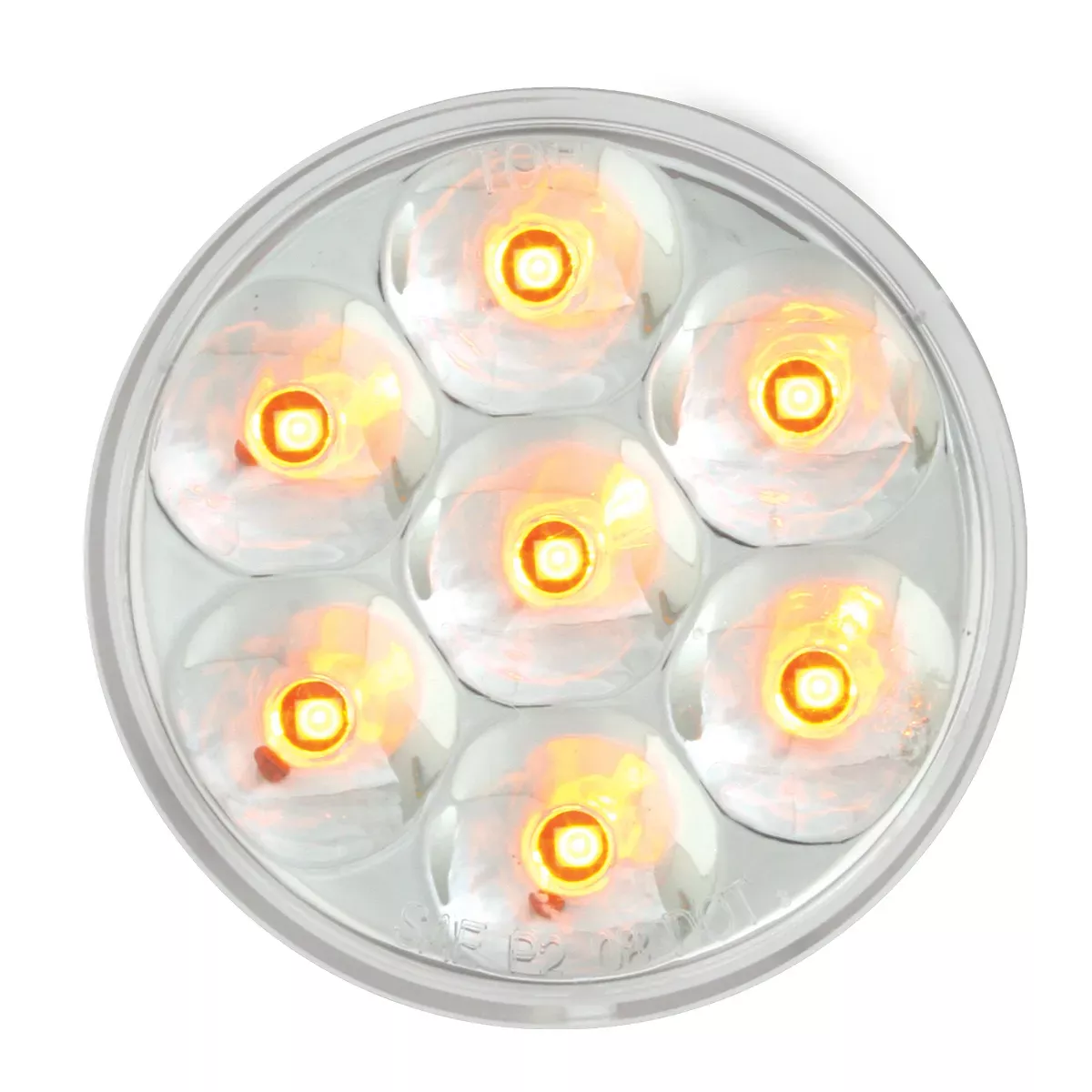 2″ Pearl 7 LED Marker LightAmber Clear