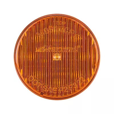 2" Round Amber Clearance Marker Light