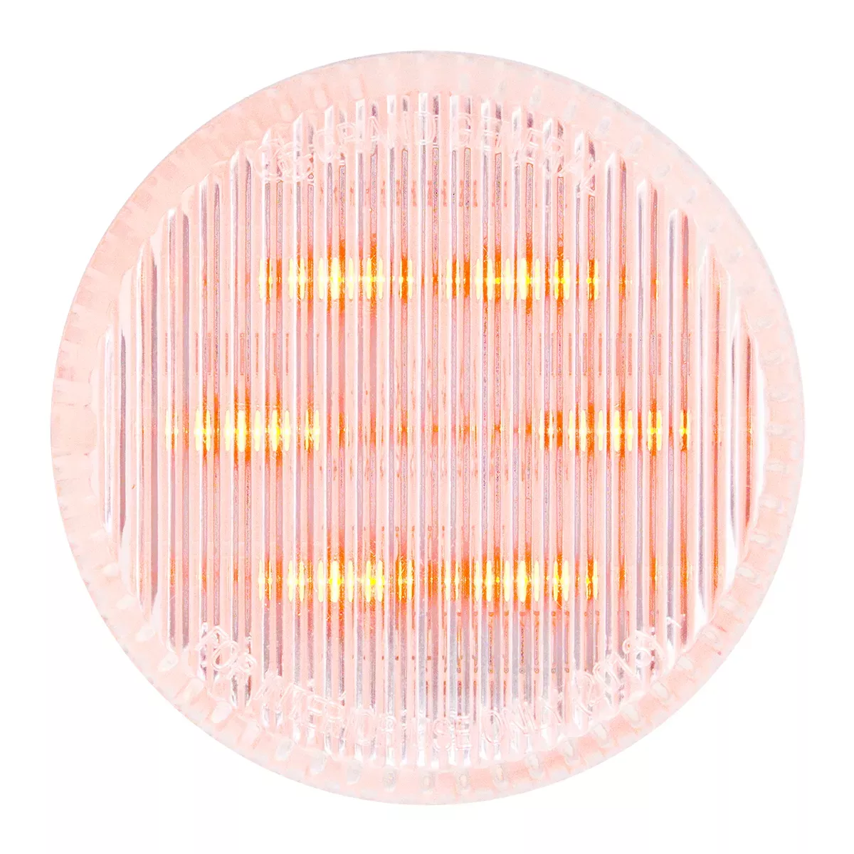 2″ Round Dual Function 6 LED LightAmber Clear