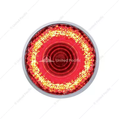 2" ROUND MIRAGE LIGHT (CLEARANCE/MARKER) - RED LED/CLEAR LENS