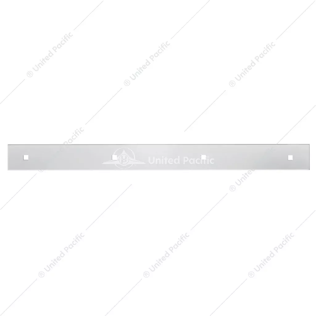 2" X 24" 304 Stainless Steel Top Mud Flap Plate - Bolt Thru