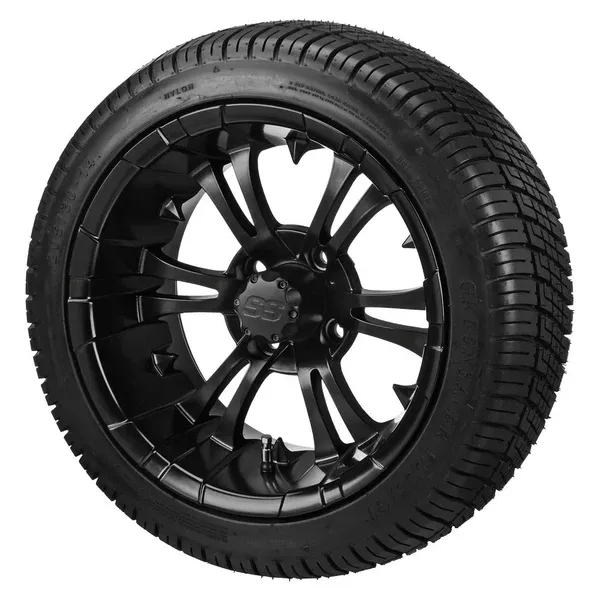 205/30-14 LSI Elite on "Type 12" Matte Black Wheel