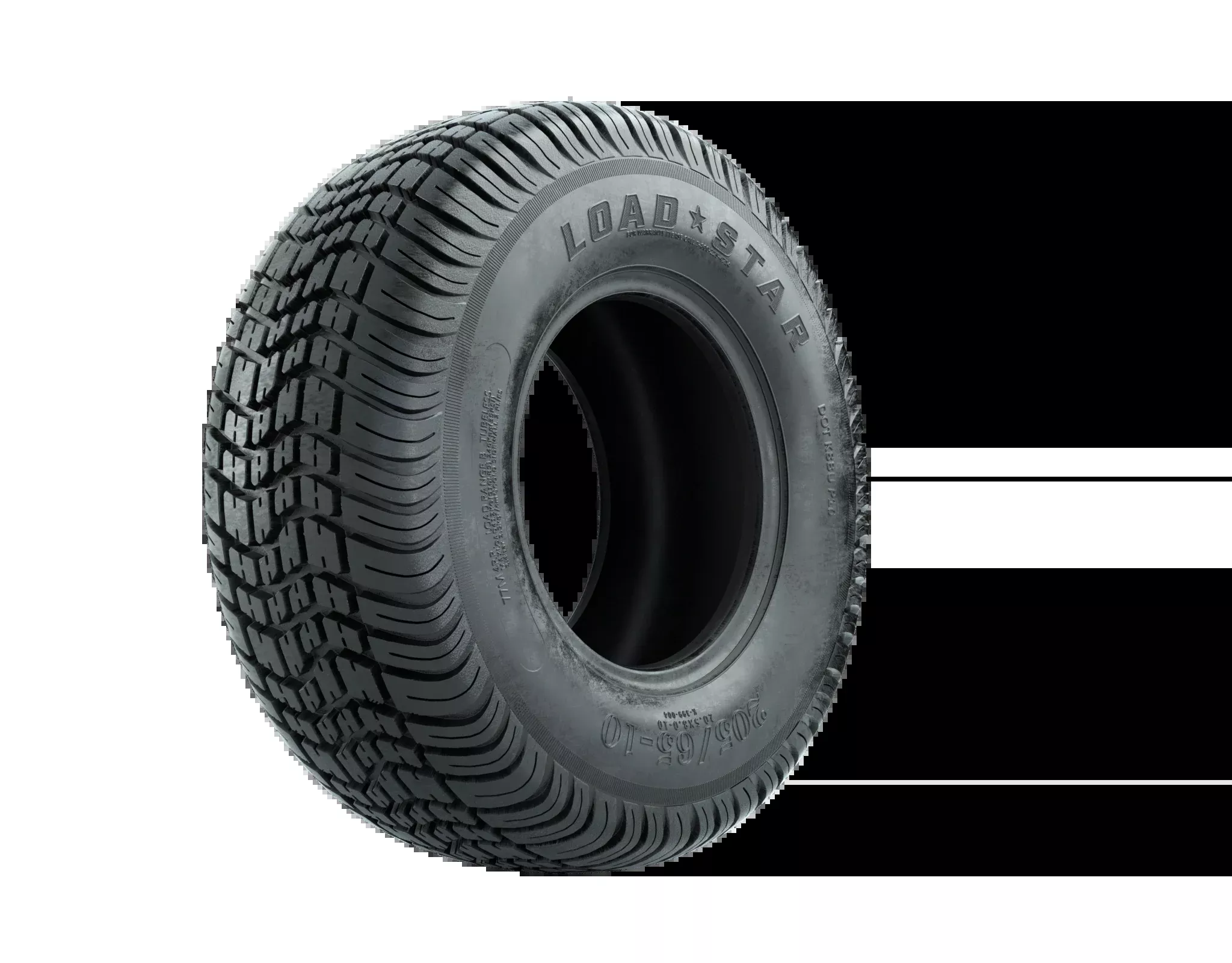 205/65-10 Kenda Load Star Street DOT Tire (4-Ply) | Single