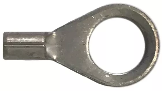 22-18 AWG Non-Insulated Ring Terminal - 5/16" Stud - 100 to 1000 Pack - Made in USA