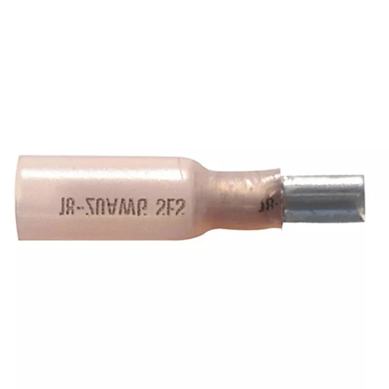 22-18 AWG Red Heat Shrink & Crimp Female Quick Disconnect - 0.110" Tab - 10 to 500 Pack