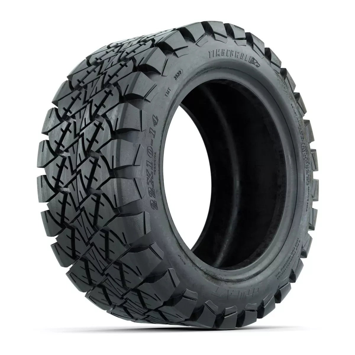 22x10-14 GTW Timberwolf All-Terrain Golf Cart Tire – 4-Ply