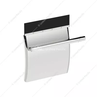 24" X 24" 430 Stainless Quarter Fender With Tube Bracket Set