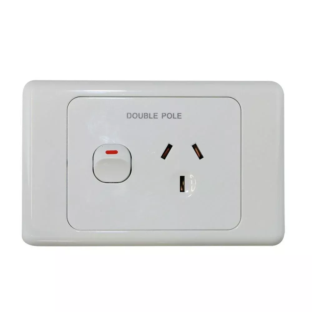 240V 15 AMP Single Power Point Double Pole