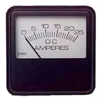 25-Amp Corner-Mount Ammeter (Fits Lester Models)