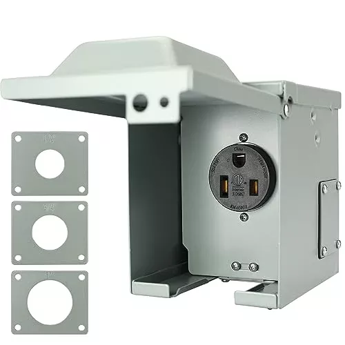 250 Volt 50 Amp EV/Welding Power Outlet Box - 6-50R