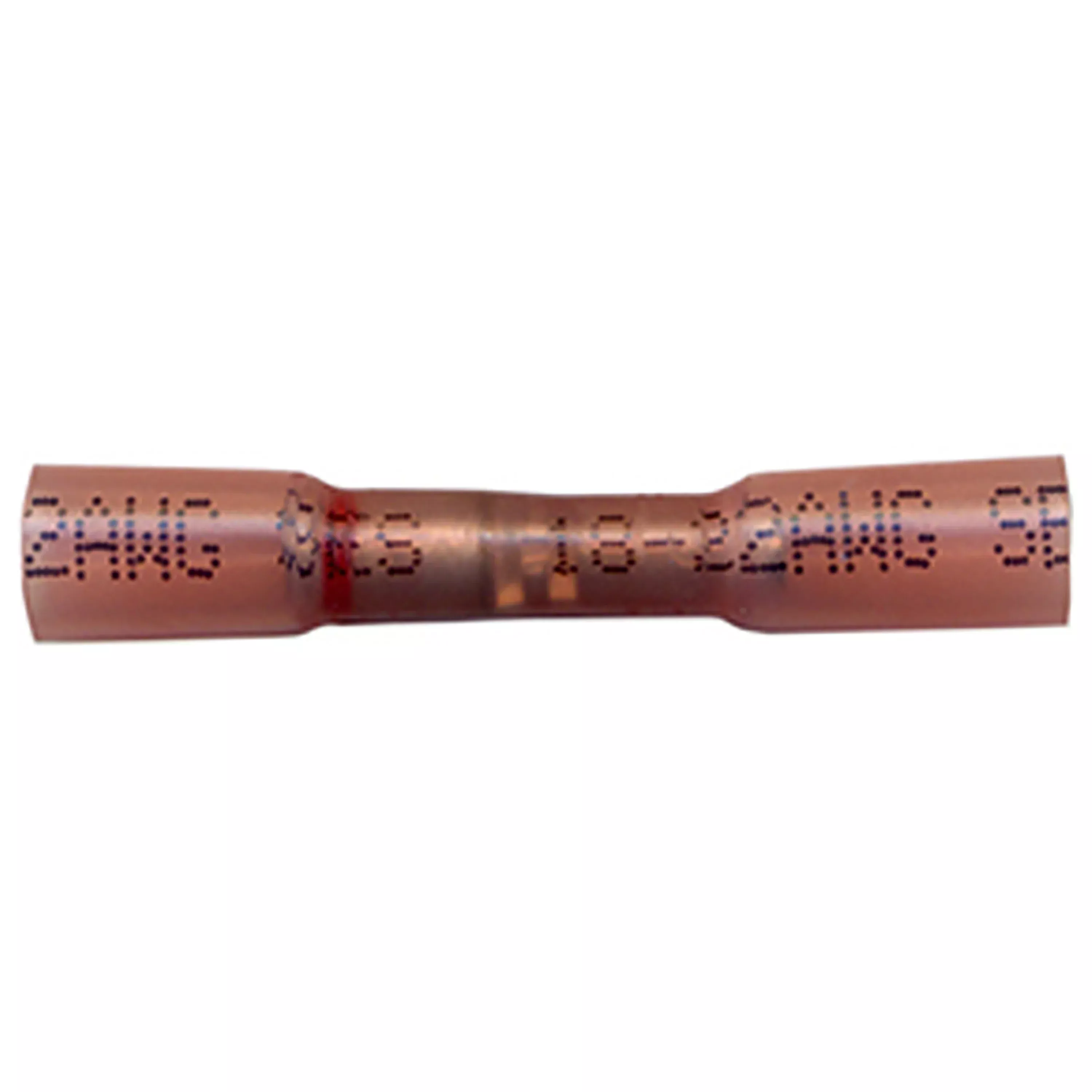 26-24 to 22-18 AWG Red Step Down Butt Connector - Heat Shrink & Crimp - 10 to 500 Pack