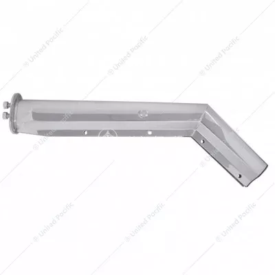 28" Chrome 45-Degree Angled Mud Flap Hangers - 1-1/8" Bolt Pattern