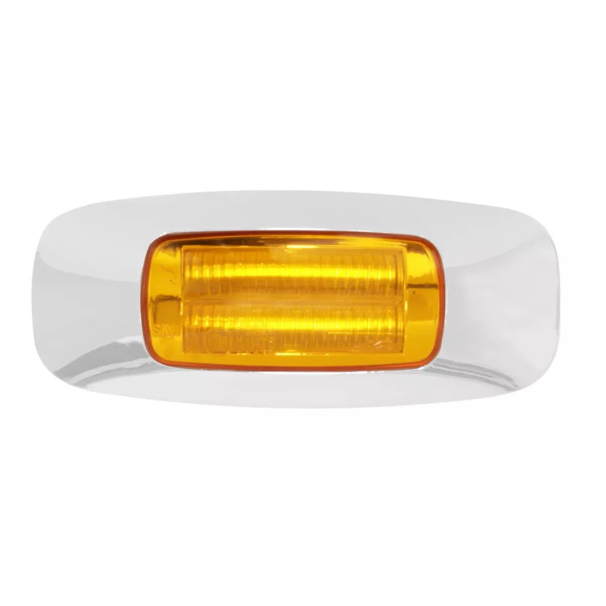 3 1/2″ Rectangular Prime 4 LED Clearance Marker Light Amber Amber