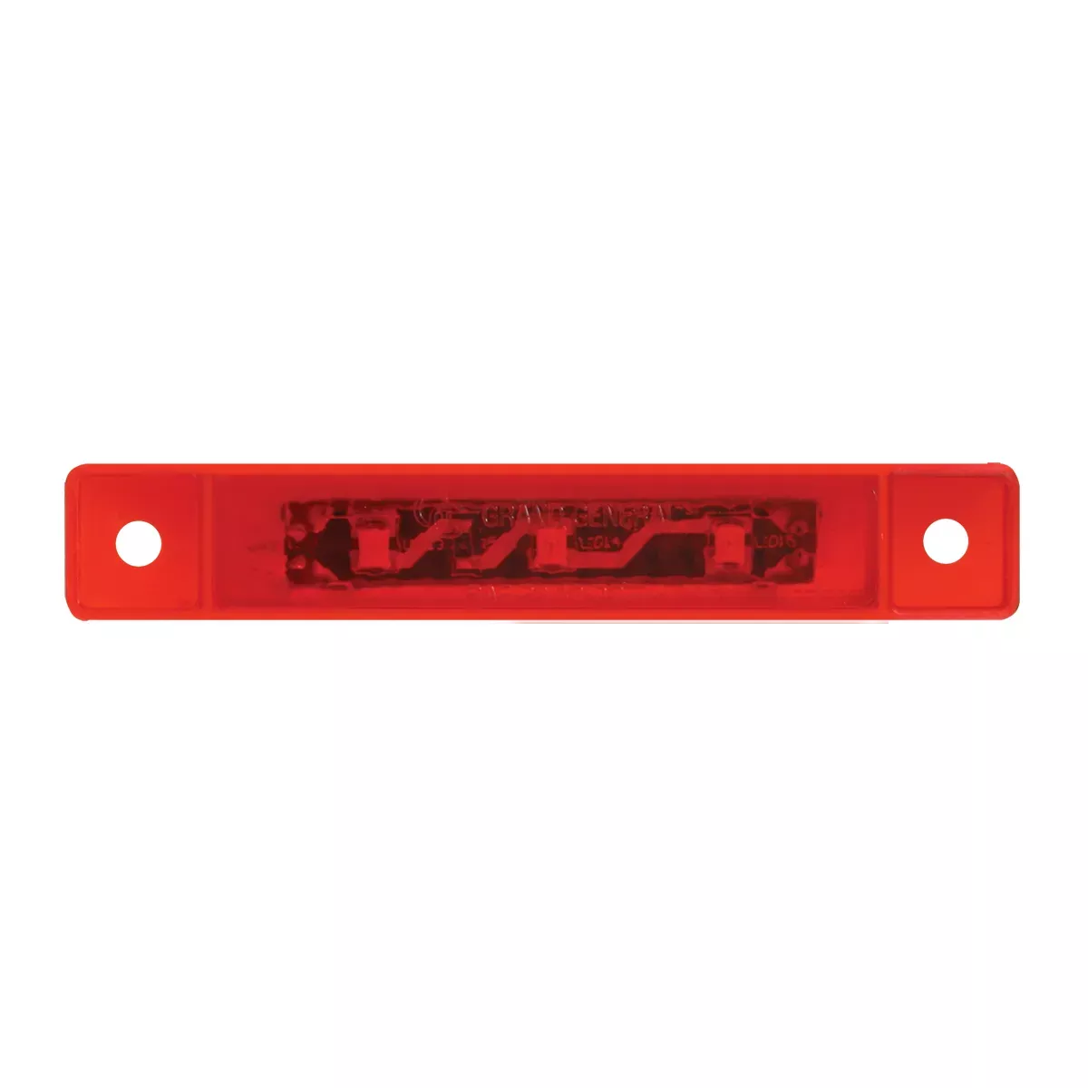 3 1/2″ Ultra Thin LED Marker & Clearance Light With Chrome Bezel RedRed