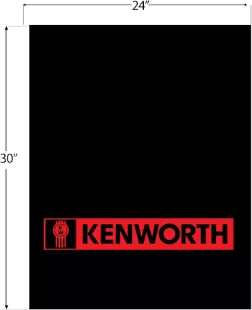 3/8X24X30 Kenworth Mud Flap