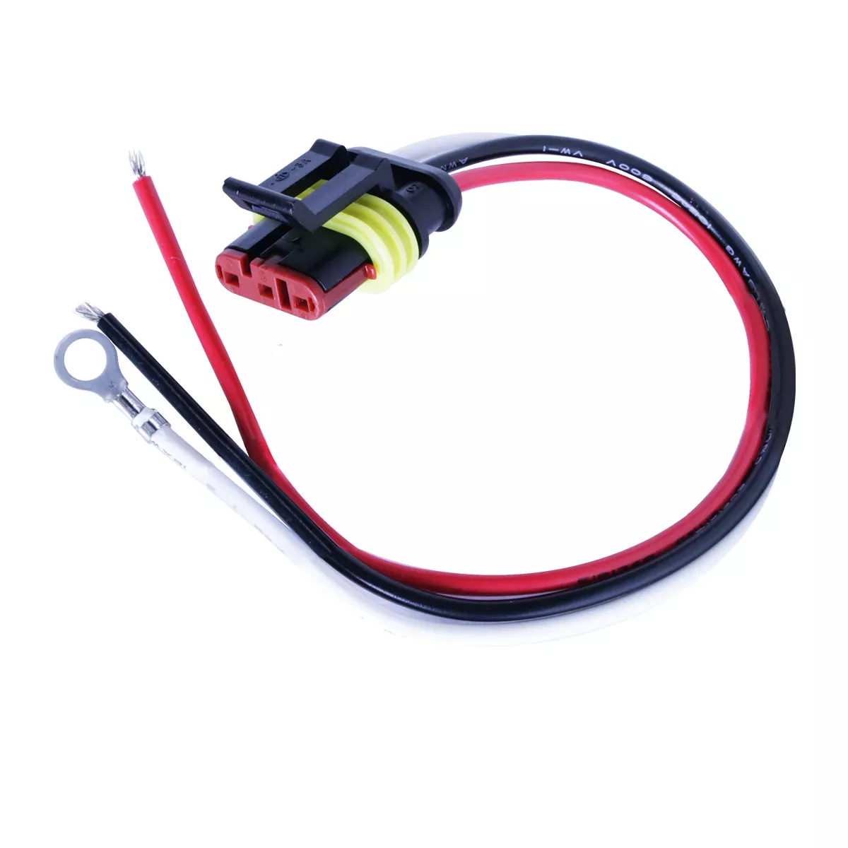 3 Pin Light Plug With 8" Lead Wire