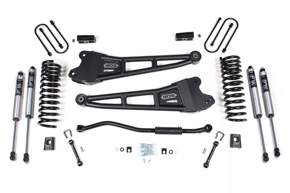 3" RADIUS ARM LIFT KIT W/ FOX 2.0 SHOCKS 13-18 RAM 3500 4WD DIESEL-BDS1622FS