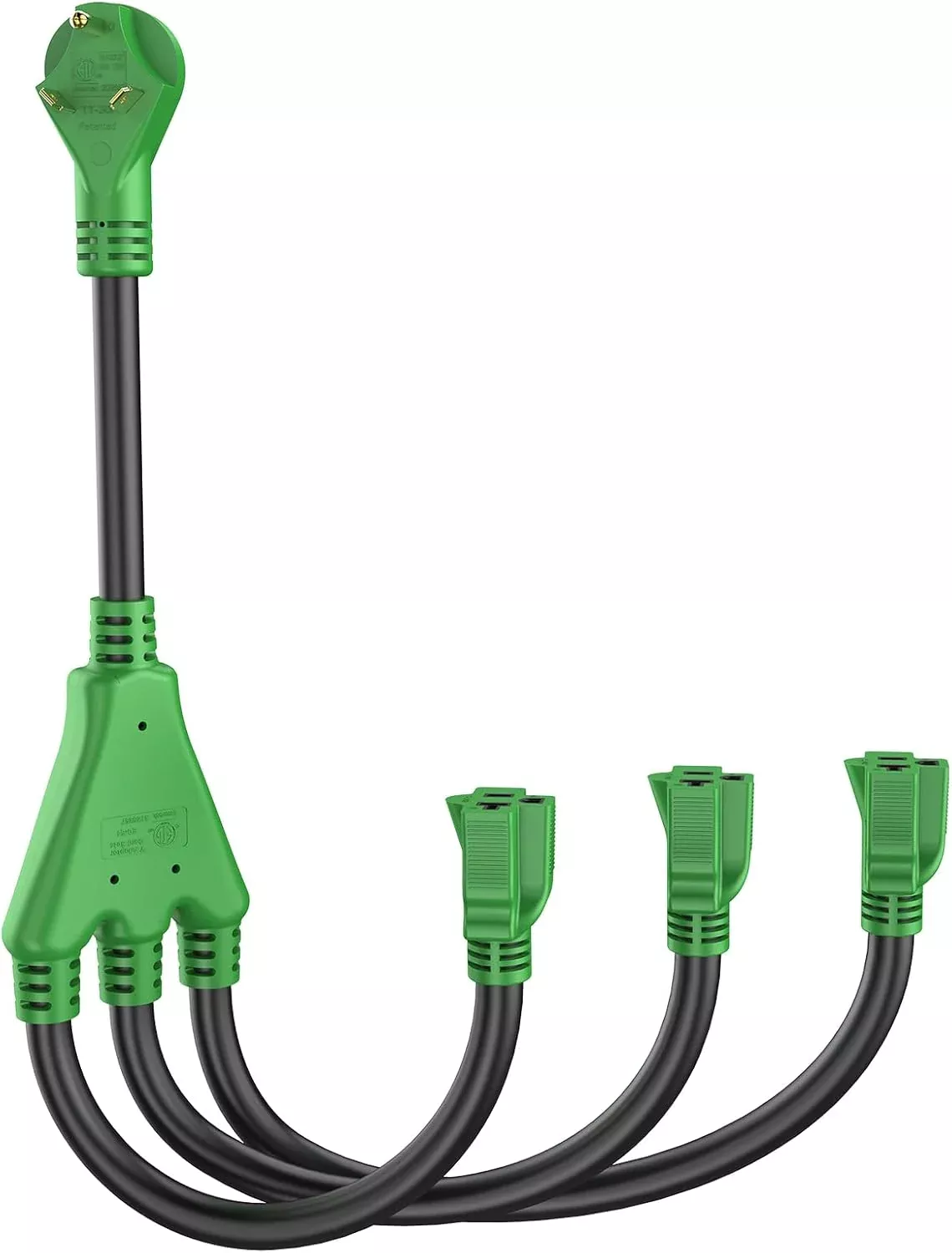 3-Way Generator Adapter - TT-30P to 3 x 5-20R