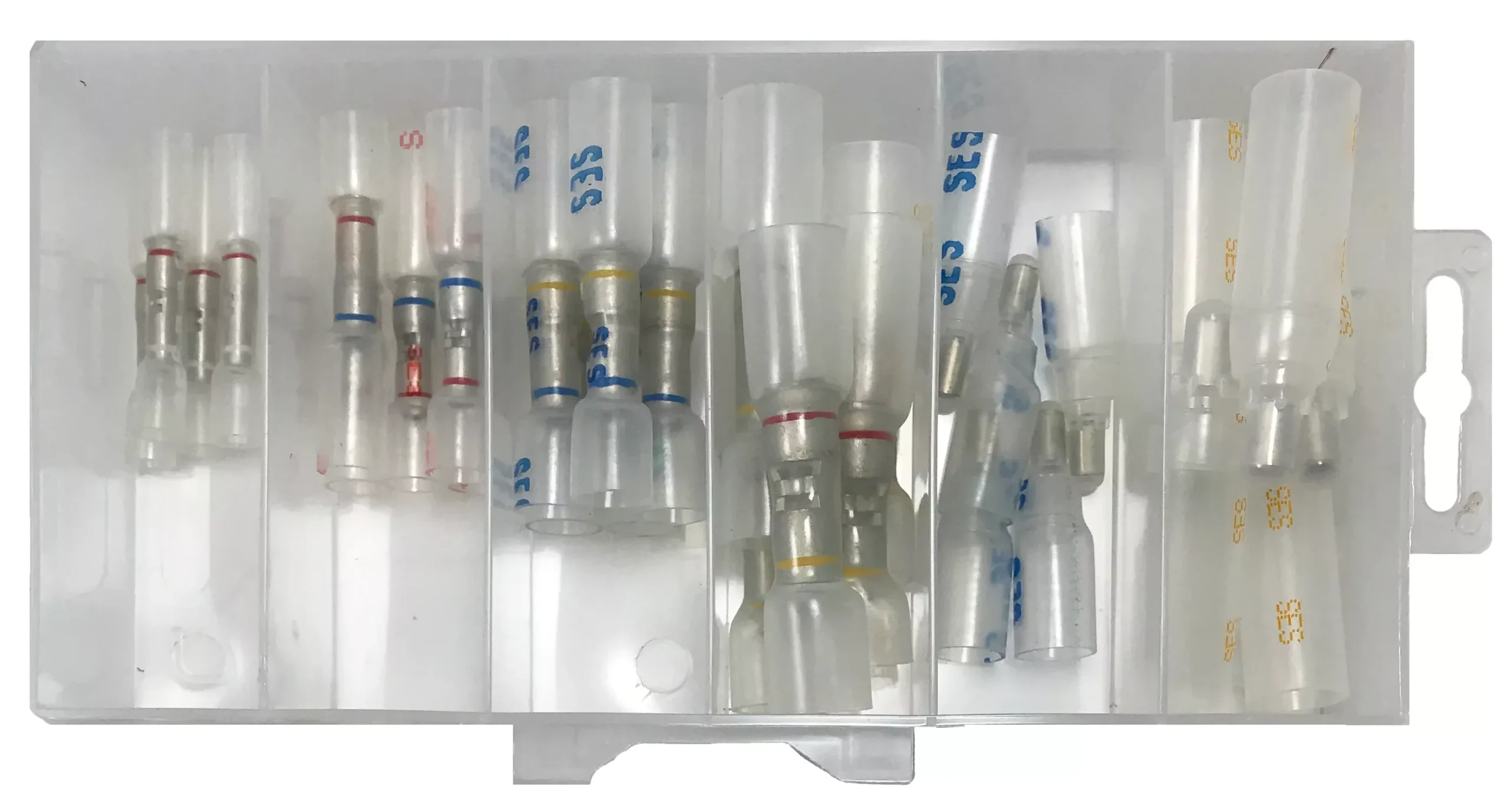 30 Piece Heat Shrink & Crimp Multiple Wire Closed End & 2-1 In-Line Butt Connector Assortment Kit