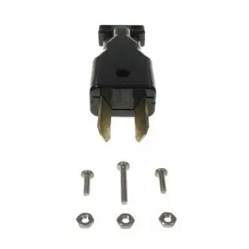 36-Volt Club Car Electric Black 2-Prong Crowfoot DC Charger Plug (Fits 1982-Up)