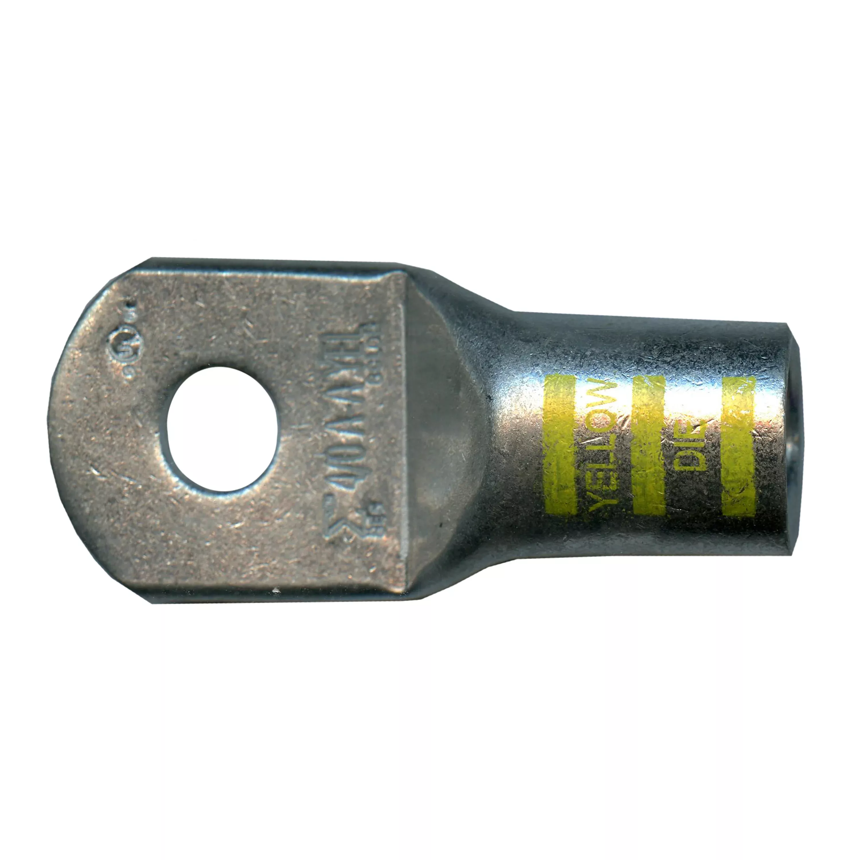 4/0 AWG Mega HD Copper Lug - 3/8" Stud - Yellow - 5 or 50 Pack - Made in USA