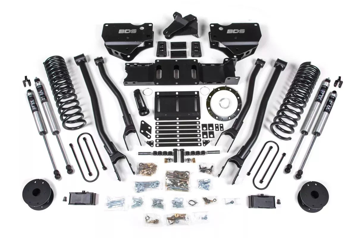 4" 4-LINK LIFT KIT 19-24 RAM 3500 DIESEL W/ AIR RIDE 8-BOLT T-CASE-BDS1721FS