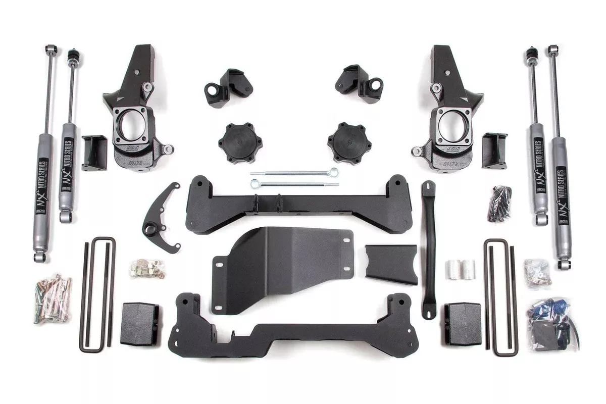 4.5" LIFT KIT 01-10 GM 2500HD/3500HD SRW W/ NARROW TRACK KNUCKLE-BDS1817H