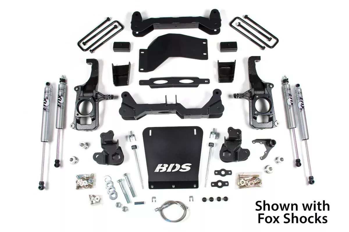 4.5" LIFT KIT W/ 2" REAR BLOCKS 11-19 GM HD W/O OVERLOADS-BDS719FS