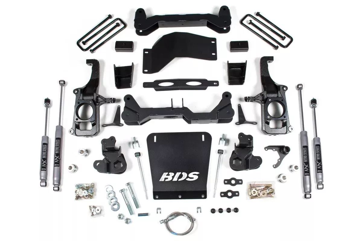 4.5" LIFT KIT W/ 3" LIFT BLOCKS 11-19 GM HD W/OVERLOADS-BDS1820H