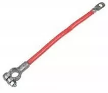 4 AWG Red Top Post Battery Cable - 32" - Bolt & Nut Included
