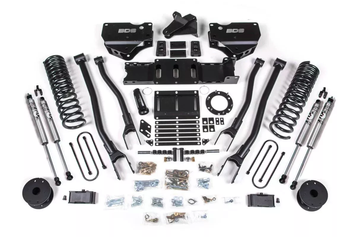 4" LIFT KIT W/ 3" REAR LIFT 19-24 RAM 3500 DIESEL WITH 6-BOLT INDEX RING-BDS1720FS