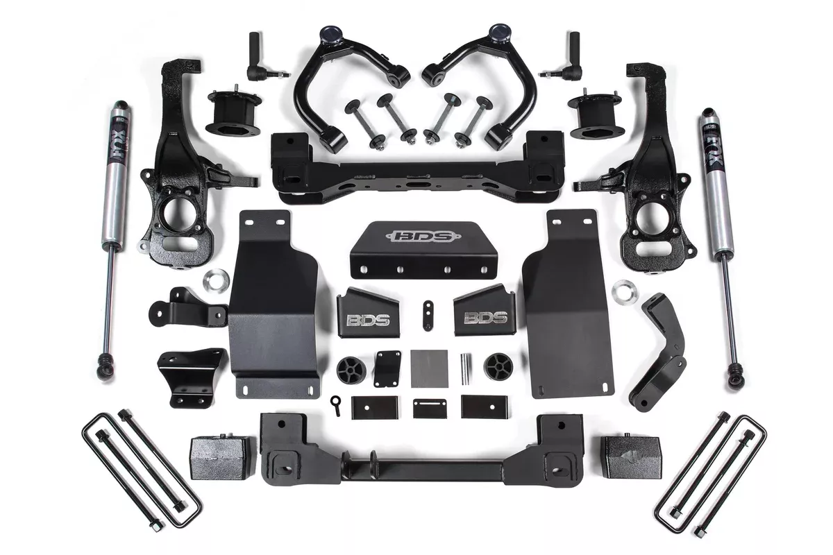 4" LIFT KIT W/ FOX 2.0 SHOCKS 19-26 GM 1500 TRAILBOSS/AT4 2.7/3.0L-BDS1807FS