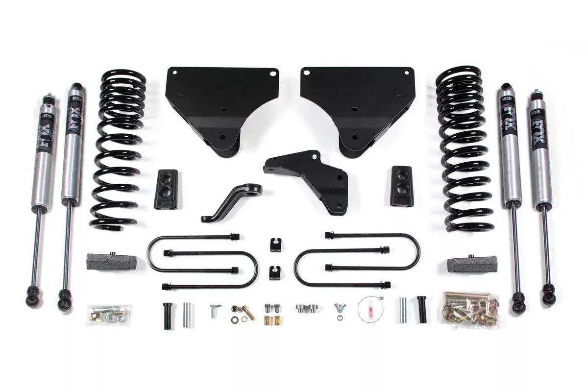 4" LIFT KIT W/ FOX 2.0 SHOCKS & 3" REAR BLOCKS 13-18 RAM 3500 4WD GAS-BDS1612FS