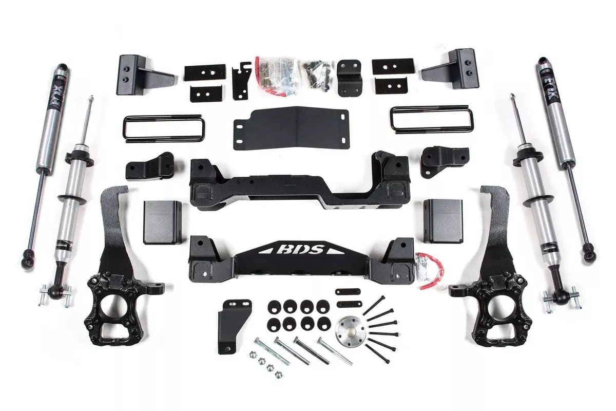 4" LIFT KIT W/ FOX 2.0 STRUTS & SHOCKS 15-20 F150-BDS1533FSR