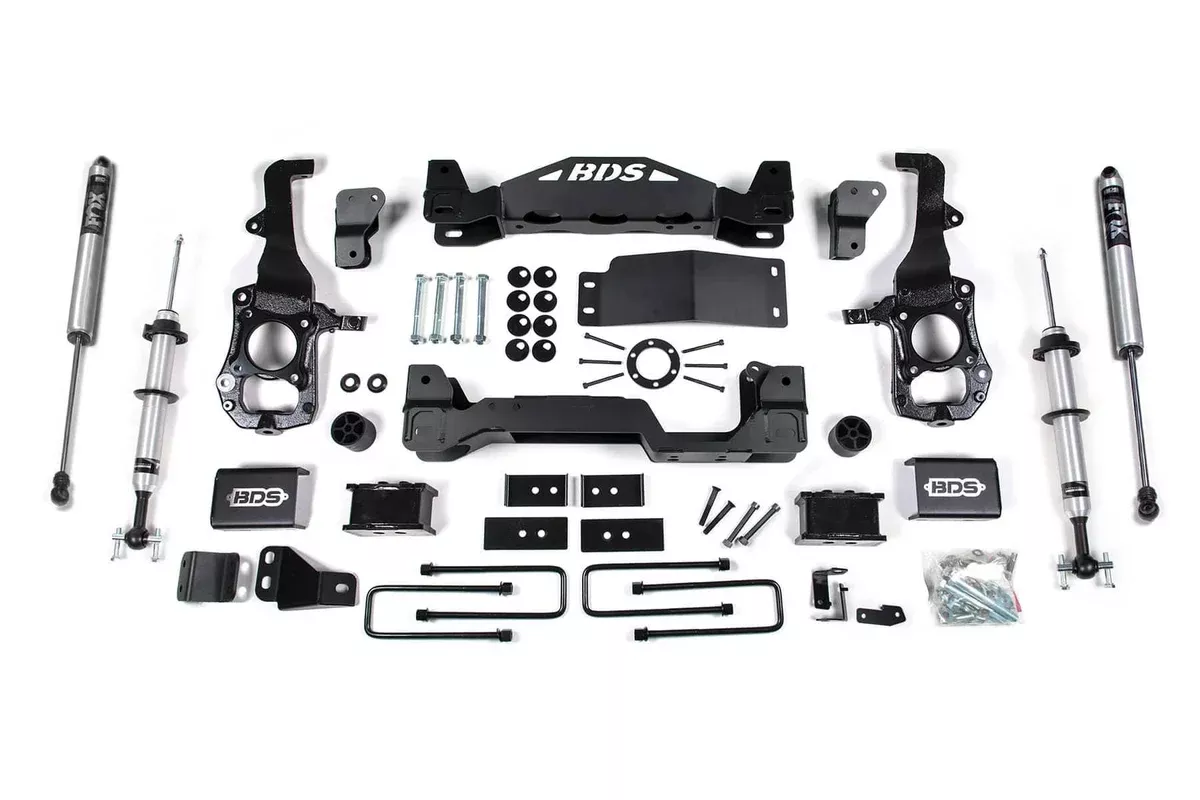 4" LIFT KIT W/ FOX 2.0 STRUTS & SHOCKSW/ 3" REAR LIFT 21-26 F-150 4WD-BDS1583FSR