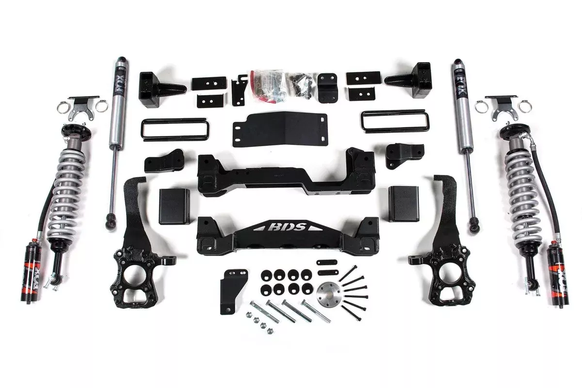 4" LIFT KIT W/ FOX 2.5 COIL-OVERS AND FOX 2.0 SHOCKS 15-20 F15-0 4WD-BDS1533FPE