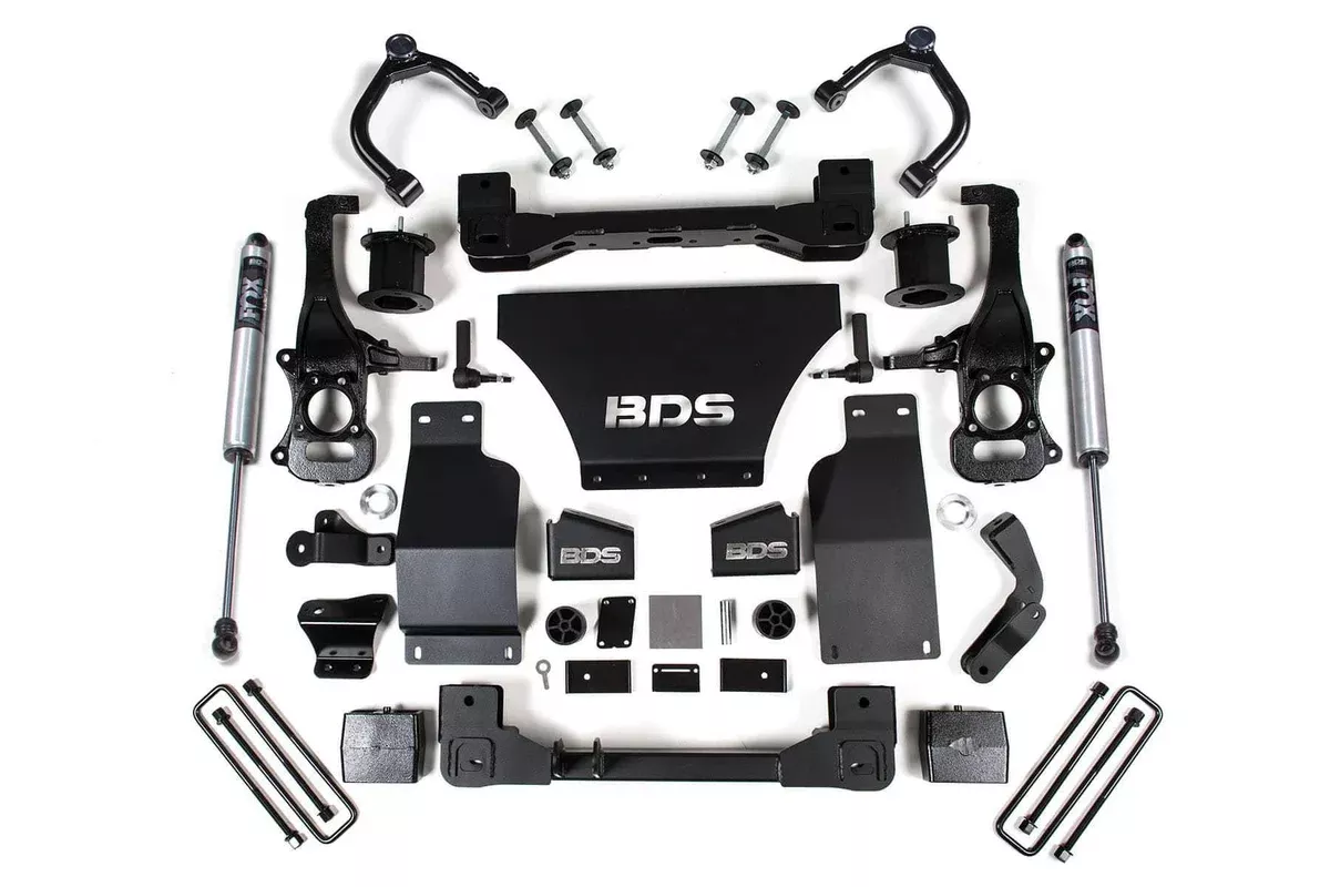 4" LIFT KIT W/ FOX SHOCKS 19-26 GM 1500 TRAIL BOSS/AT4 4.3L/5.3L/6.2L 4WD-BDS1805FS