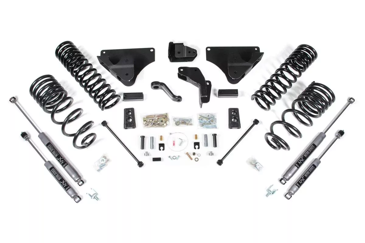 4" LIFT KIT W/ NX2 SHOCKS W/ COIL SPRINGS 14-18 RAM 2500 4WD DIESEL-BDS1601H