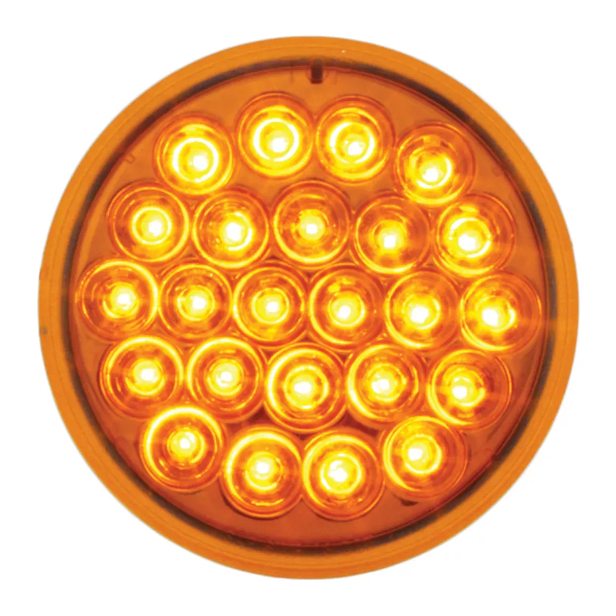 4″ Pearl 24 LED Lightwith Black Rubber Grommet
