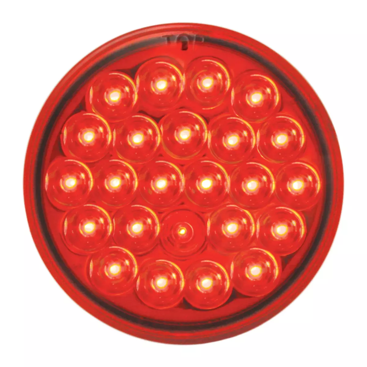 4" Pearl 24 LED Sealed Light Red Red