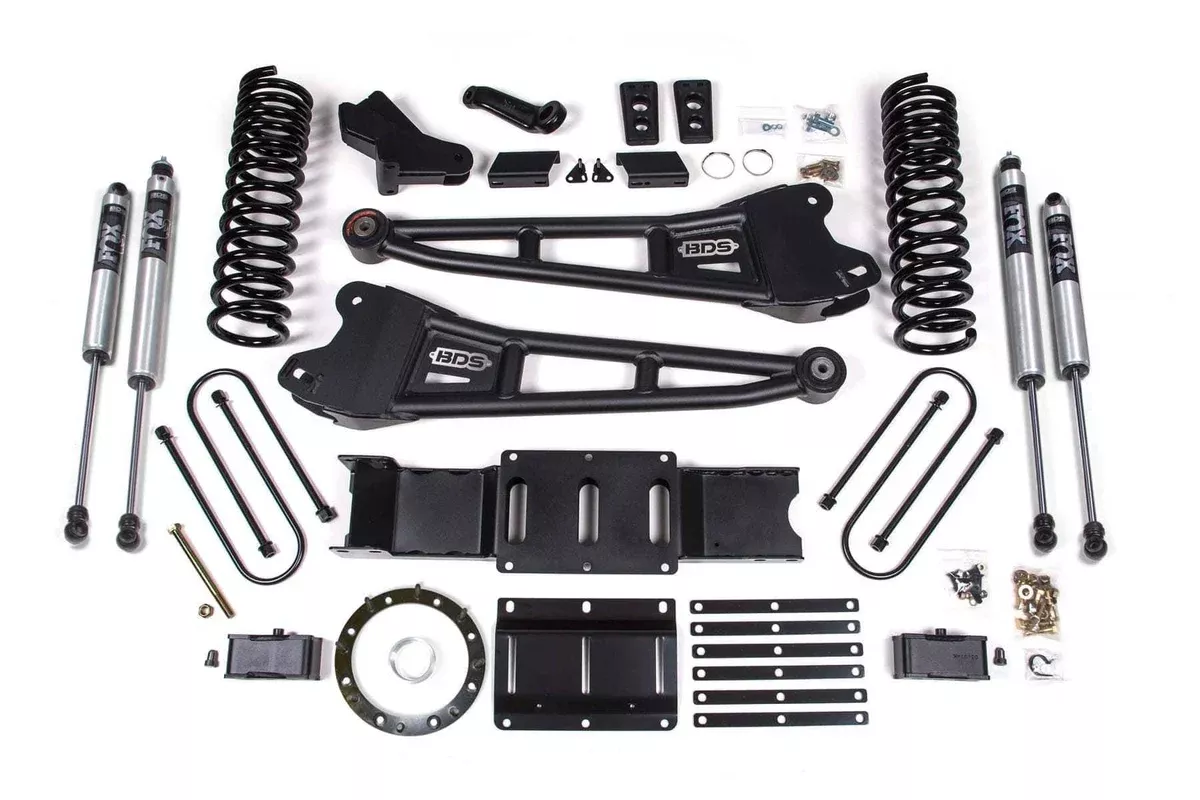 4" RADIUS ARM LIFT KIT 19-24 RAM 3500 DIESEL W/O OVERLOADS W/ 8-BOLT T-CASE-BDS1658H