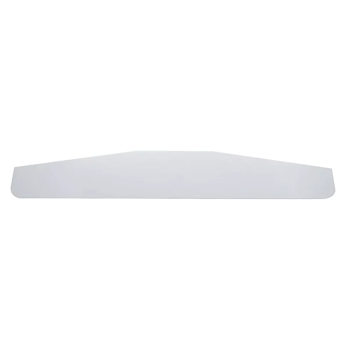4" X 24" 304 Stainless Standard Bottom Mud Flap Plate - Welded Stud