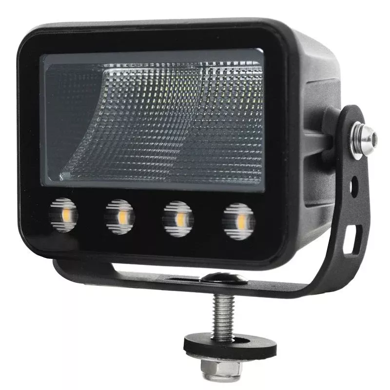 40W LED Work Light 55° Flood Beam 9-36V 3600lm IP69K Flashing Amber