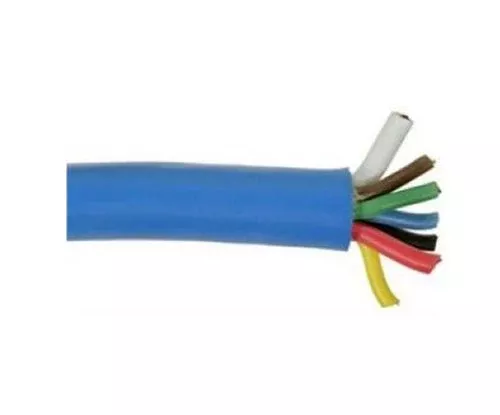 5-12 AWG 1-10 AWG 1-8 AWG BLUE JACKET ROUND TRAILER WIRE YL/ BK/RD/ BL/ GN/ WH/ BR - 50 ft.