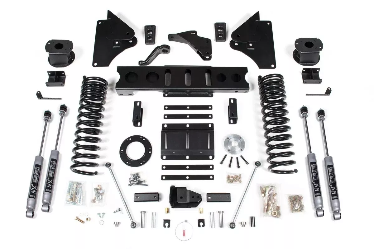 5.5" 4-LINK LIFT KIT W/ NX2 SHOCKS 14-18 RAM 2500 4WD GAS W/ AIR RIDE-BDS1629H