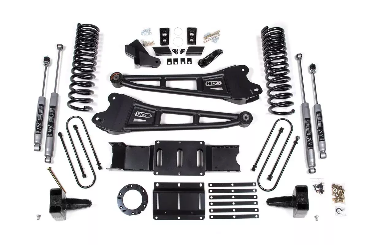 5.5" LIFT KIT 19-24 RAM 3500 GAS W/ OVERLOADS W/ 6-BOLT T-CASE-BDS1687H