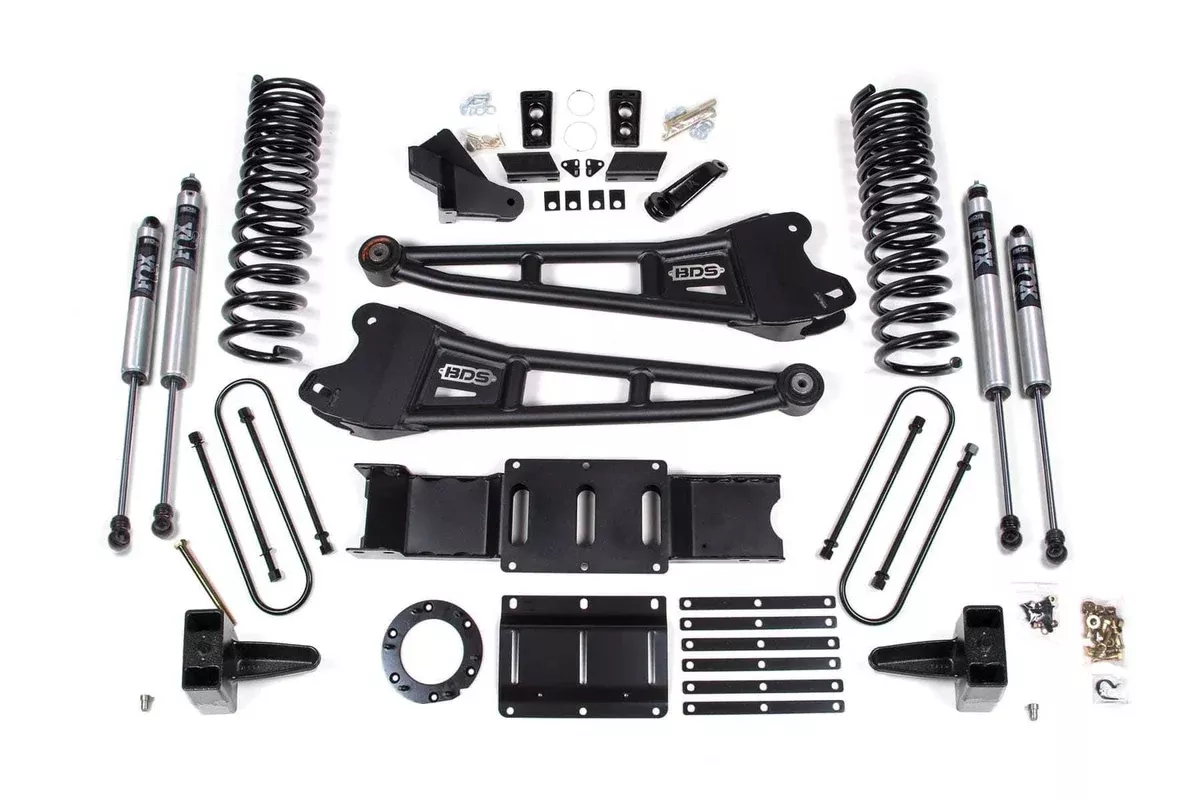5.5" LIFT KIT W/ FOX 2.0 SHOCKS 19-24 RAM 3500 GAS W/O OVERLOADS W/ 6-BOLT T-CASE-BDS1686FS